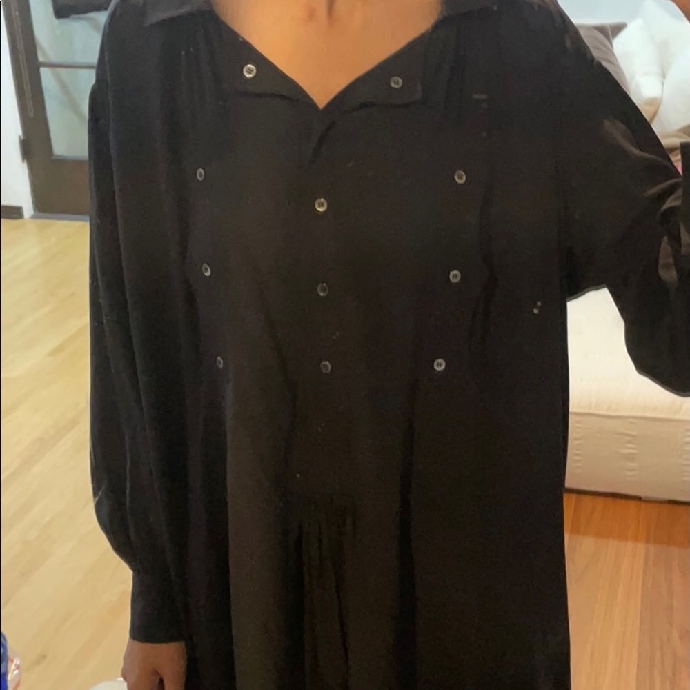 Vintage Isabel Marant Etoile silk oversized shirt dress - Picture 4 of 4